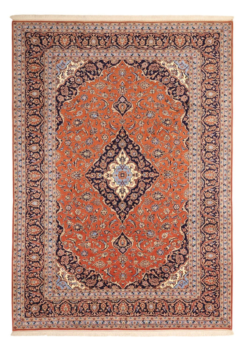 Dywan perski - Keshan - 343 x 247 cm - jasna czerwień