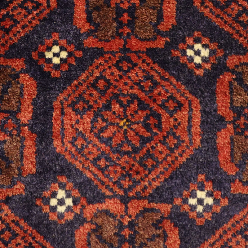 Biegacz Dywan beludżycki - 215 x 112 cm - ciemna czerwień