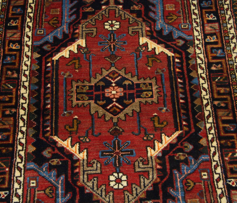 Perski dywan - Nomadyczny - 138 x 92 cm - czerwony