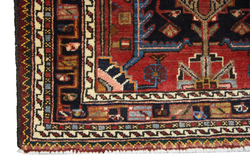 Perski dywan - Nomadyczny - 138 x 92 cm - czerwony