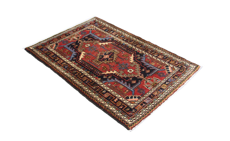 Perski dywan - Nomadyczny - 138 x 92 cm - czerwony