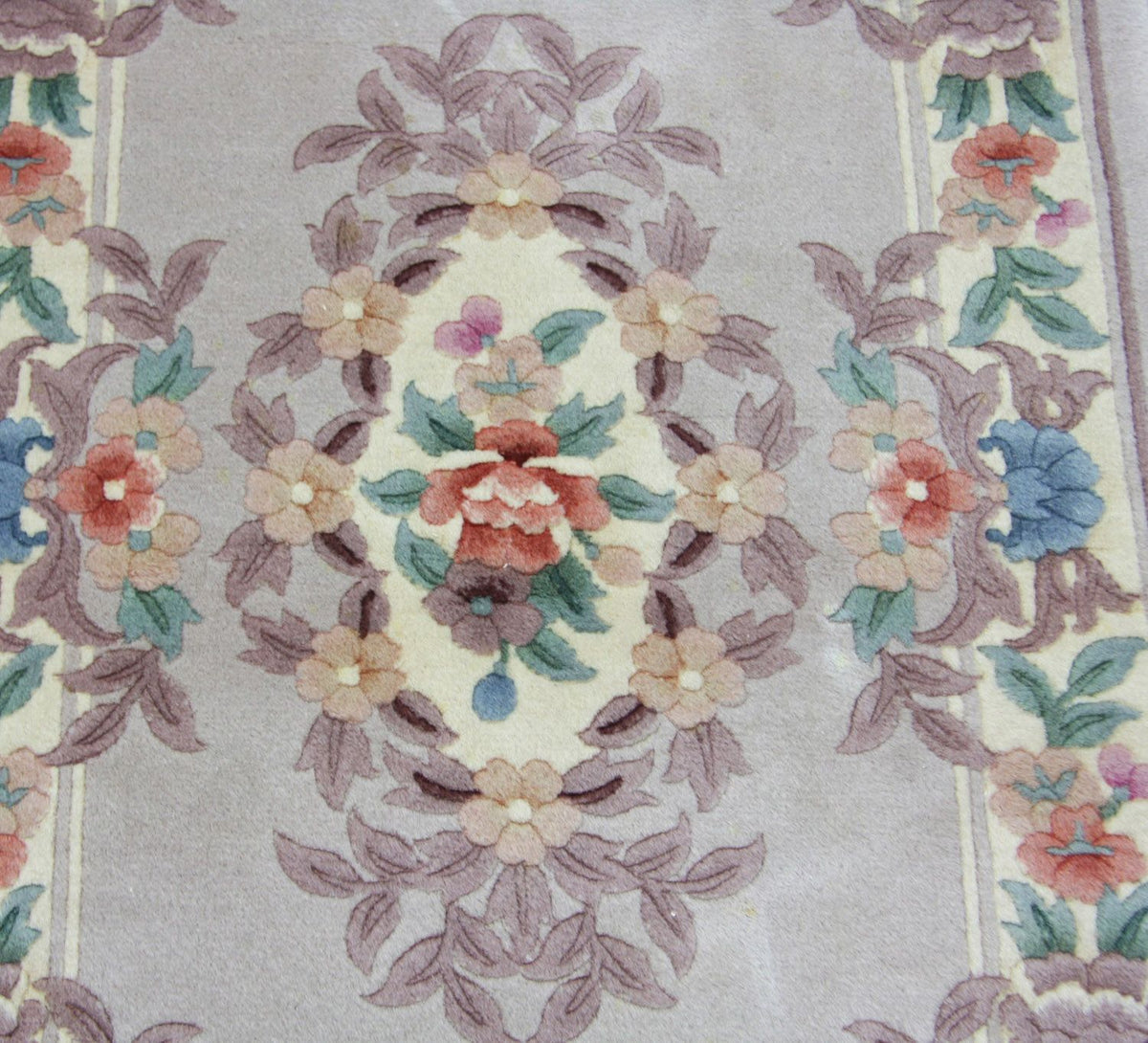 Dywan z Chin - 137 x 70 cm - srebrny