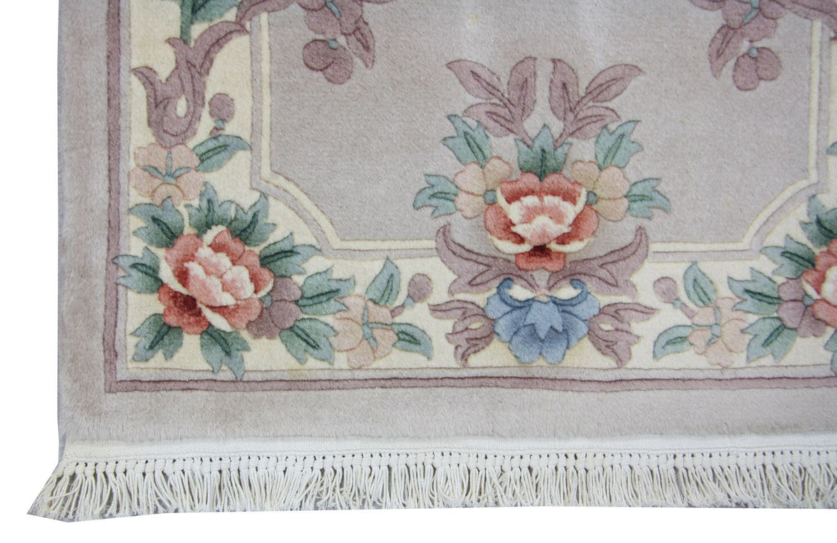 Dywan z Chin - 137 x 70 cm - srebrny