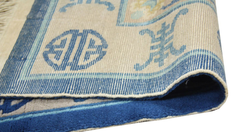 Dywan z Chin - 152 x 91 cm - niebieski