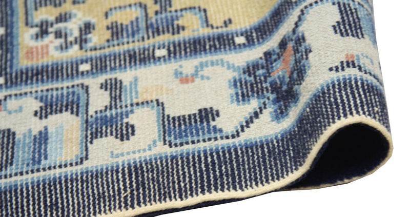 Dywan z Chin - 137 x 69 cm - niebieski