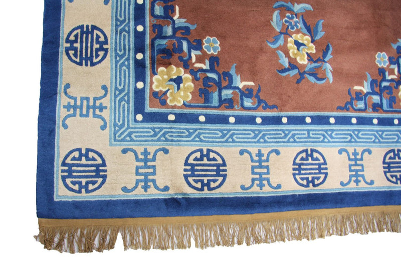 Dywan z Chin - 274 x 183 cm - brązowy