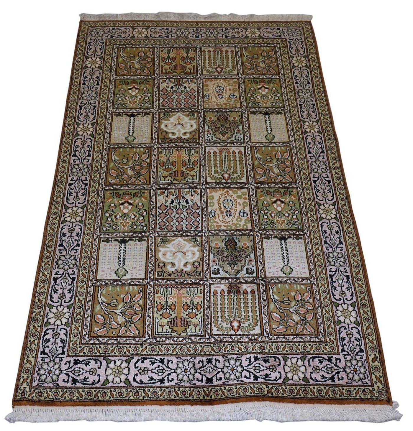 Jedwab kaszmirski Dywan 152x90cm - Dywan orientalny