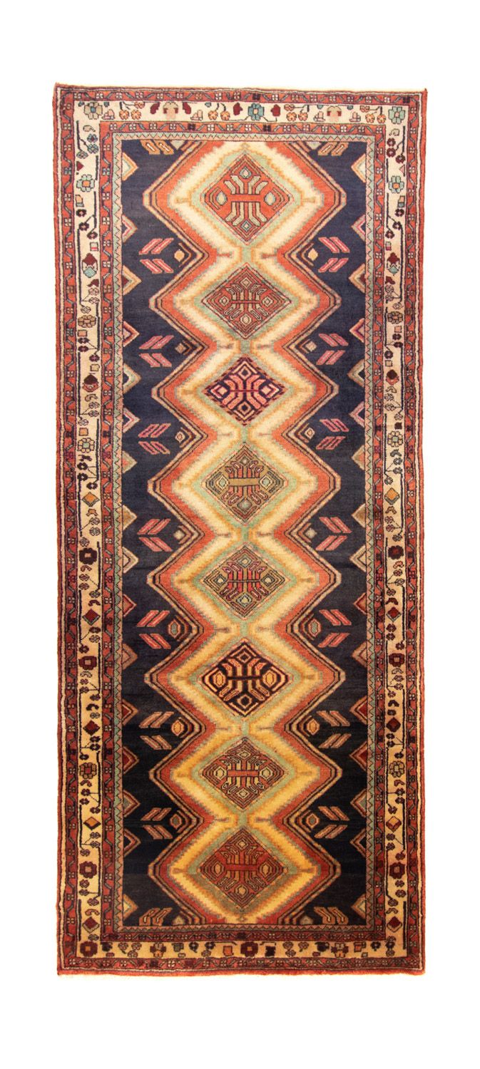 Biegacz Perski dywan - Nomadyczny - 312 x 125 cm - niebieski