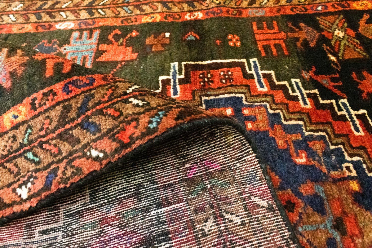 Biegacz Perski dywan - Nomadyczny - 287 x 102 cm - niebieski