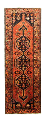 Biegacz Perski dywan - Nomadyczny - 307 x 100 cm - niebieski