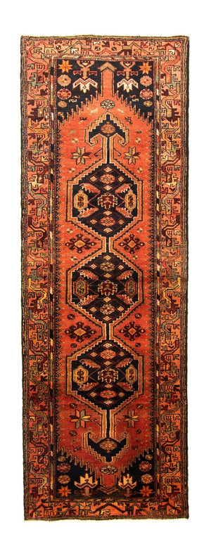 Biegacz Perski dywan - Nomadyczny - 307 x 100 cm - niebieski