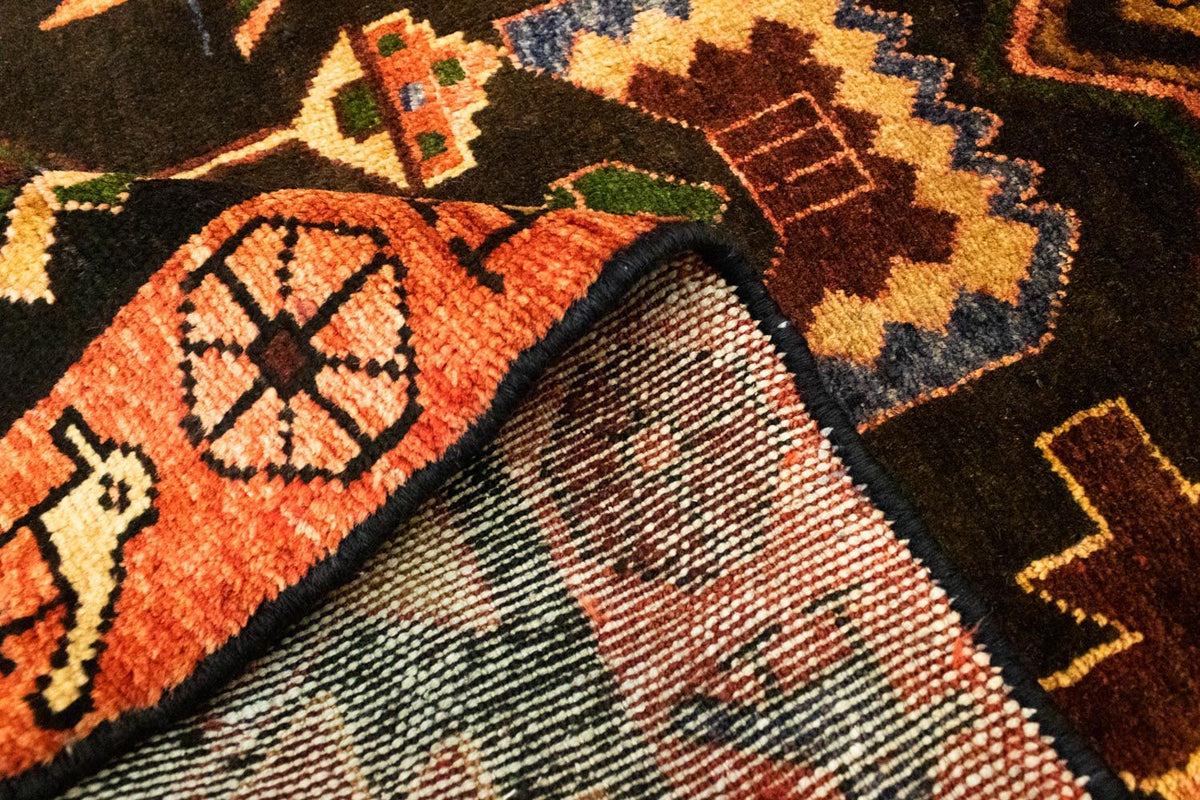 Biegacz Perski dywan - Nomadyczny - 296 x 105 cm - niebieski