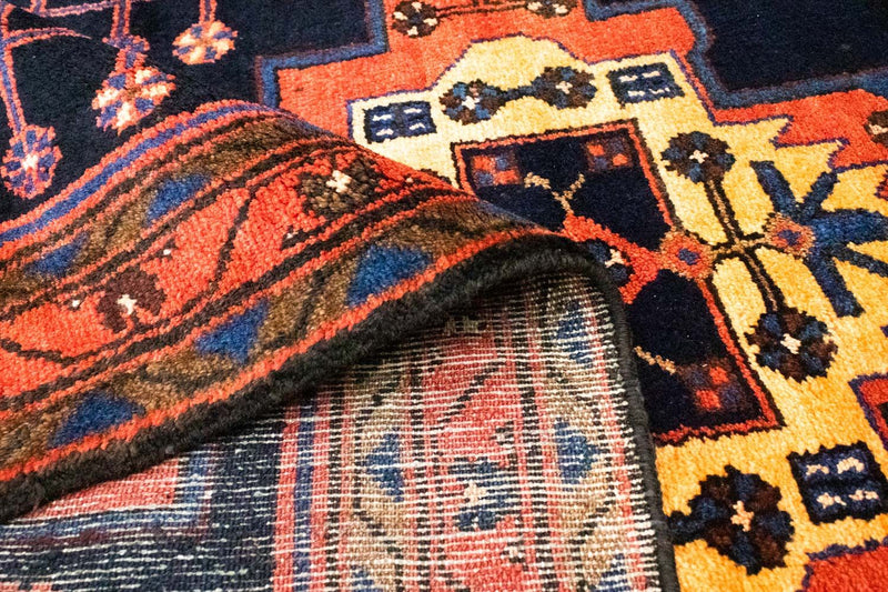 Biegacz Perski dywan - Nomadyczny - 305 x 115 cm - niebieski