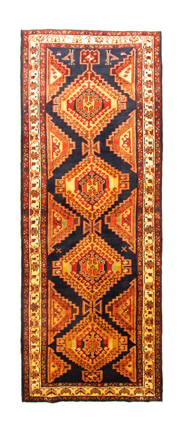 Biegacz Perski dywan - Nomadyczny - 320 x 120 cm - niebieski