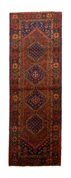 Biegacz Perski dywan - Nomadyczny - 315 x 108 cm - niebieski