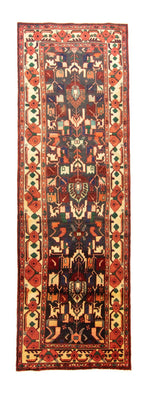 Biegacz Perski dywan - Nomadyczny - 307 x 96 cm - niebieski