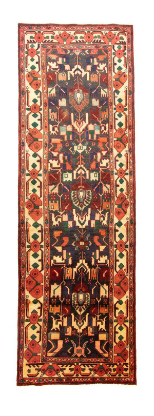 Biegacz Perski dywan - Nomadyczny - 307 x 96 cm - niebieski