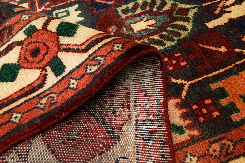 Biegacz Perski dywan - Nomadyczny - 307 x 96 cm - niebieski