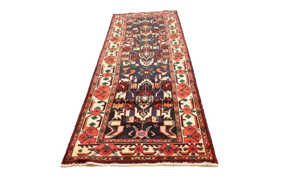 Biegacz Perski dywan - Nomadyczny - 307 x 96 cm - niebieski