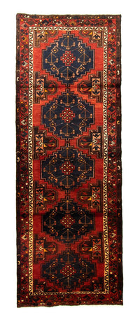 Biegacz Perski dywan - Nomadyczny - 305 x 105 cm - niebieski