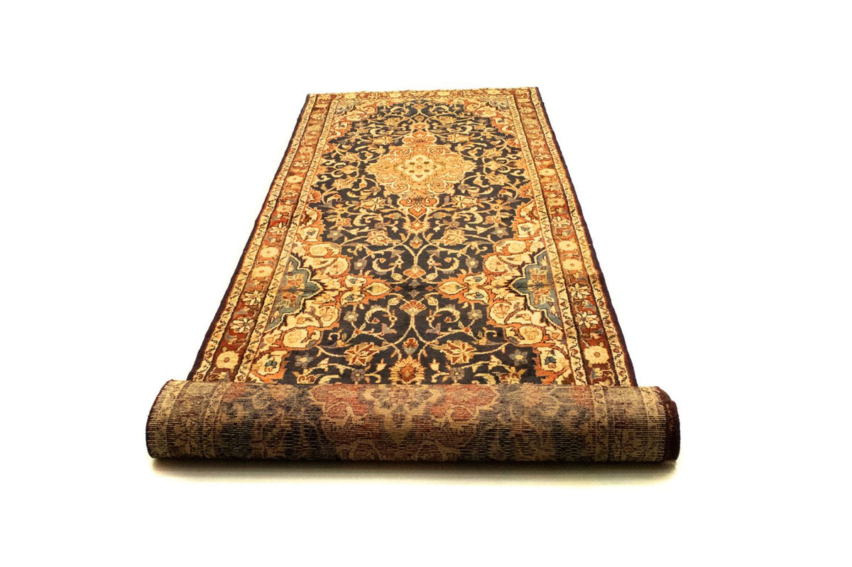 Biegacz Perski dywan - Nomadyczny - 428 x 110 cm - niebieski