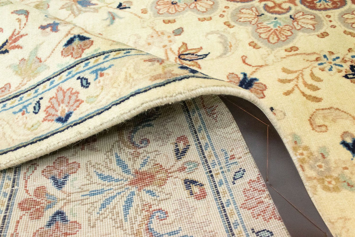 Dywan perski - Keshan - 353 x 240 cm - beżowy