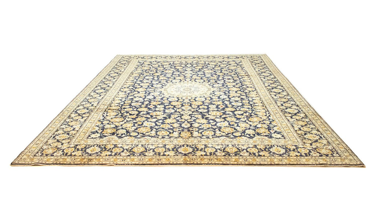 Dywan perski - Keshan - 412 x 307 cm - niebieski