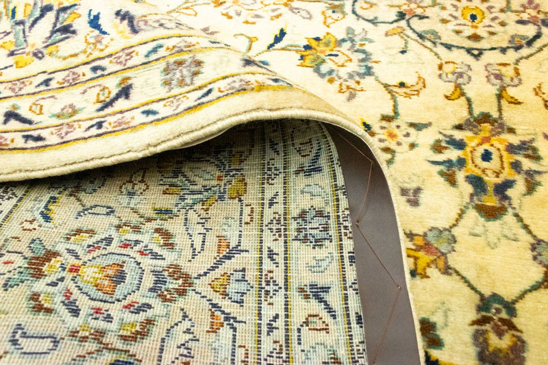 Dywan perski - Keshan - 300 x 202 cm - beżowy