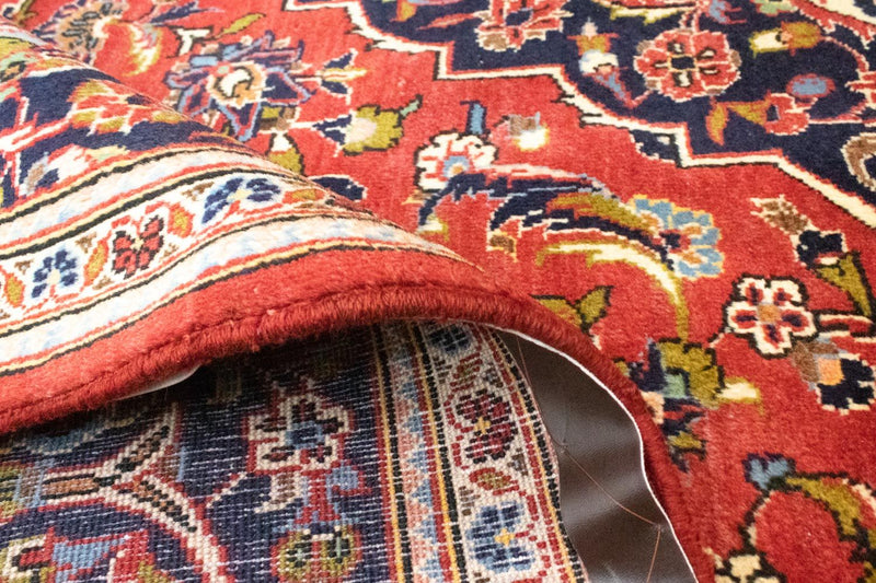 Dywan perski - Keshan - 349 x 246 cm - pomarańczowy