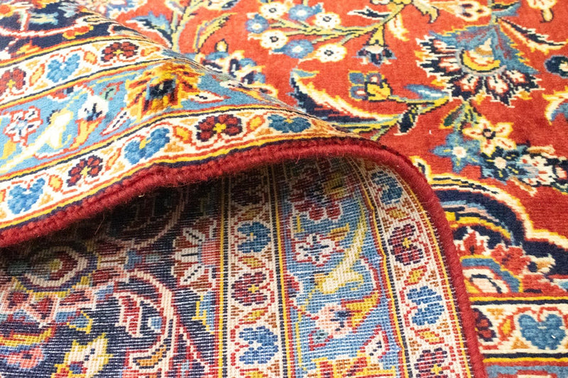 Dywan perski - Keshan - 382 x 270 cm - pomarańczowy