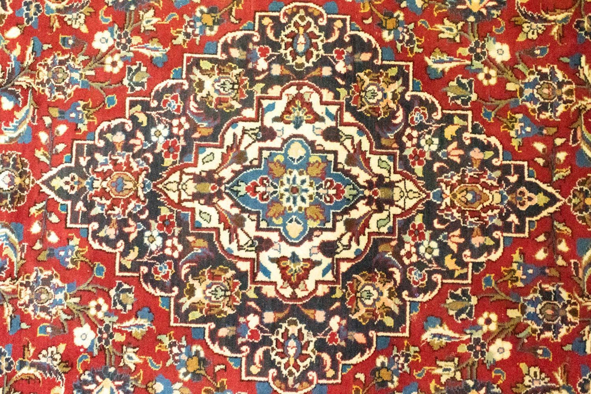 Dywan perski - Keshan - 356 x 251 cm - czerwony