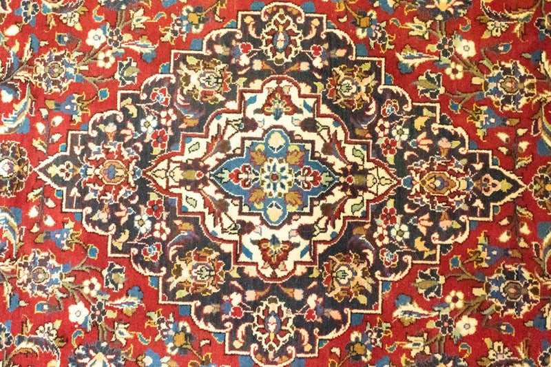 Dywan perski - Keshan - 356 x 251 cm - czerwony