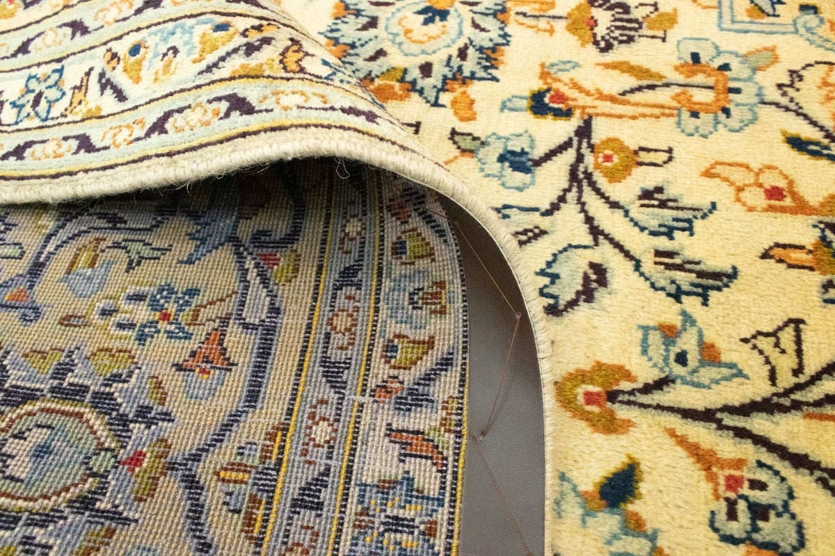 Dywan perski - Keshan - 369 x 246 cm - beżowy