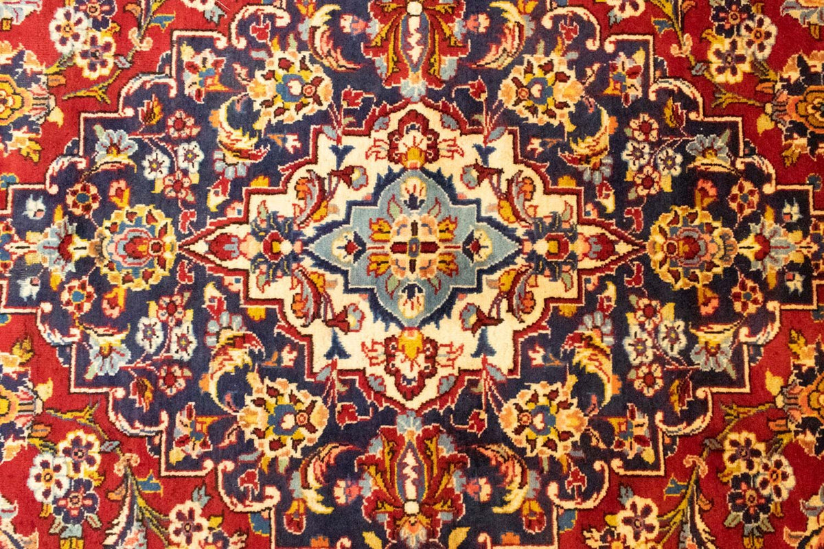 Dywan perski - Keshan - 402 x 297 cm - czerwony