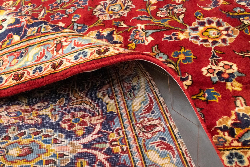 Dywan perski - Keshan - 402 x 297 cm - czerwony