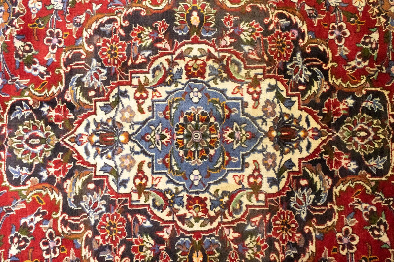 Dywan perski - Keshan - 420 x 291 cm - czerwony