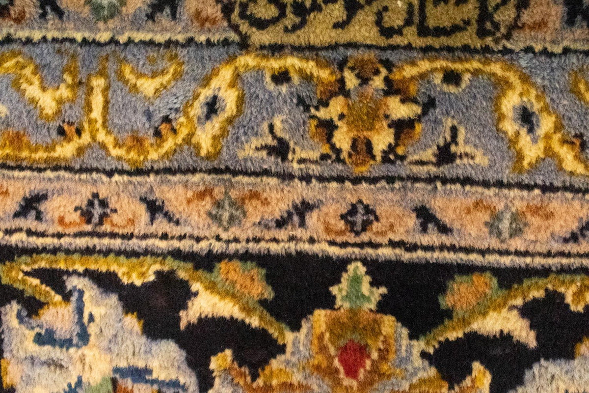 Dywan perski - Keshan - 410 x 311 cm - niebieski