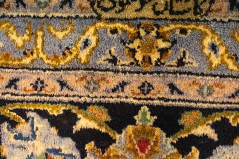 Dywan perski - Keshan - 410 x 311 cm - niebieski