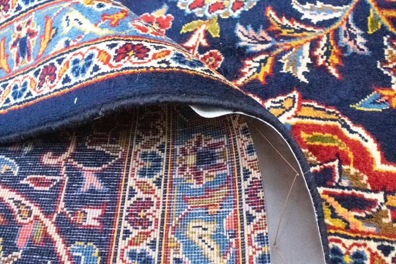 Dywan perski - Keshan - 419 x 298 cm - niebieski