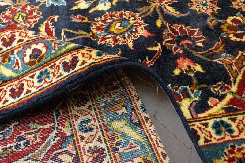 Dywan perski - Keshan - 405 x 294 cm - niebieski