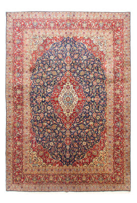 Dywan perski - Keshan - 433 x 300 cm - niebieski