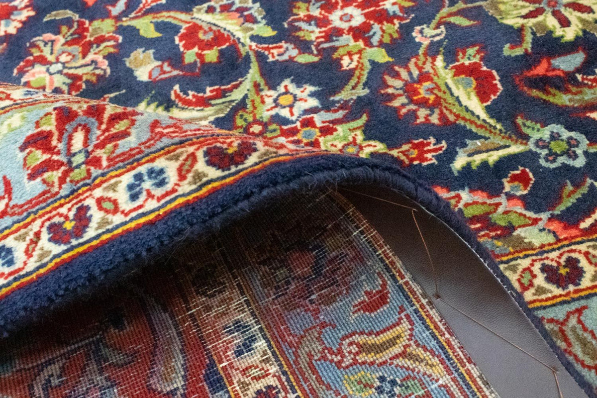 Dywan perski - Keshan - 433 x 300 cm - niebieski