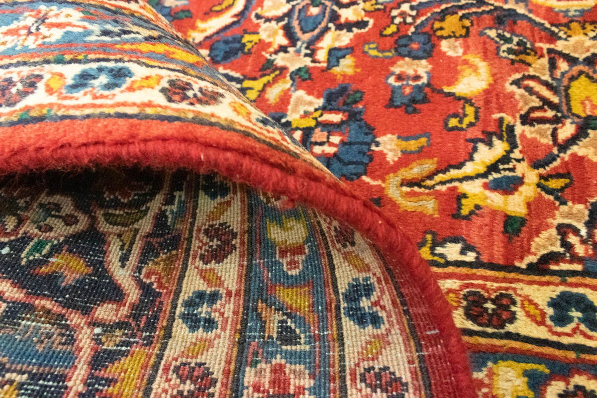 Dywan perski - Keshan - 284 x 198 cm - pomarańczowy