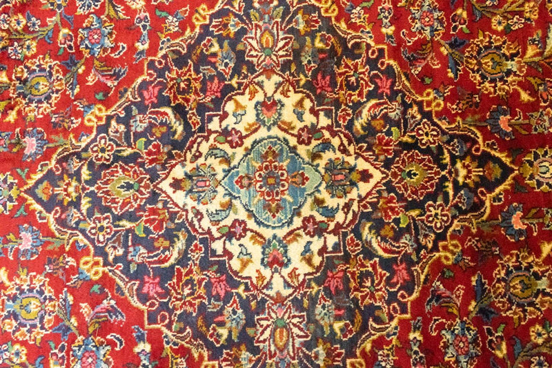 Dywan perski - Keshan - 401 x 294 cm - czerwony