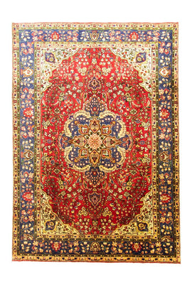 Dywan perski - Tabriz - 302 x 212 cm - czerwony
