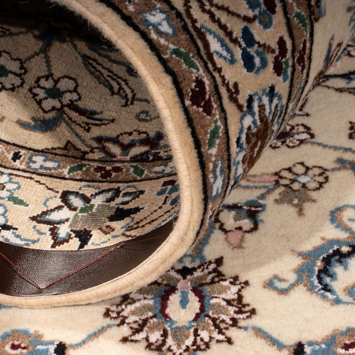 Dywan perski - Nain - Królewski - 148 x 96 cm - beżowy