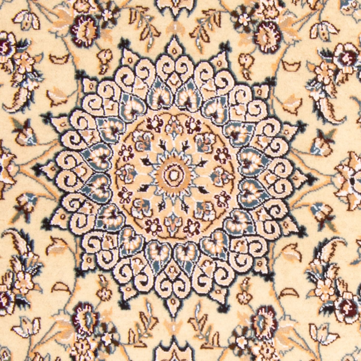 Dywan perski - Nain - Królewski - 147 x 86 cm - beżowy