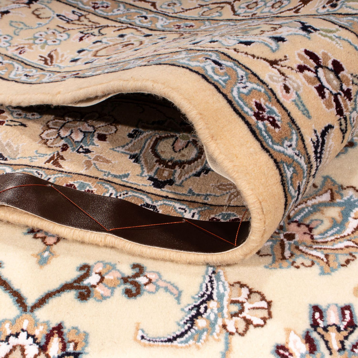 Dywan perski - Nain - Królewski - 227 x 135 cm - beżowy