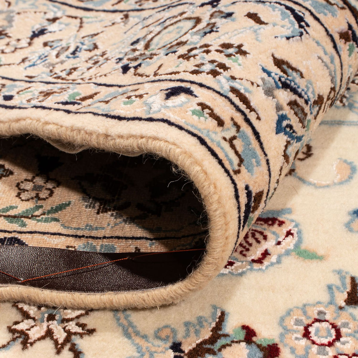 Dywan perski - Nain - Królewski - 204 x 135 cm - beżowy