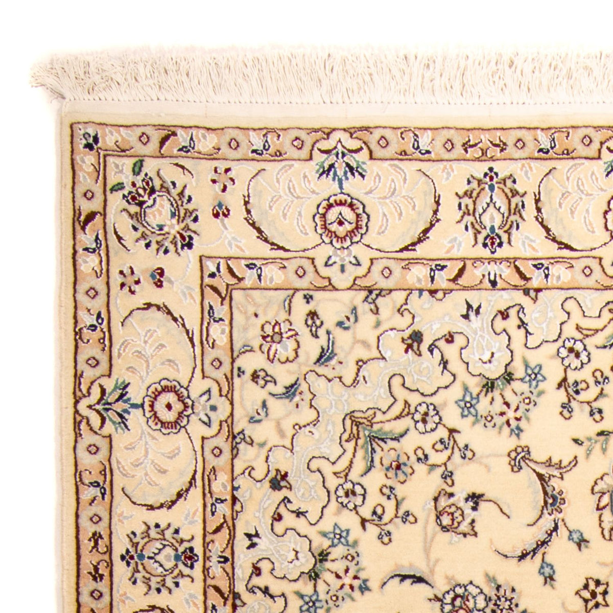 Dywan perski - Nain - Królewski - 211 x 127 cm - beżowy